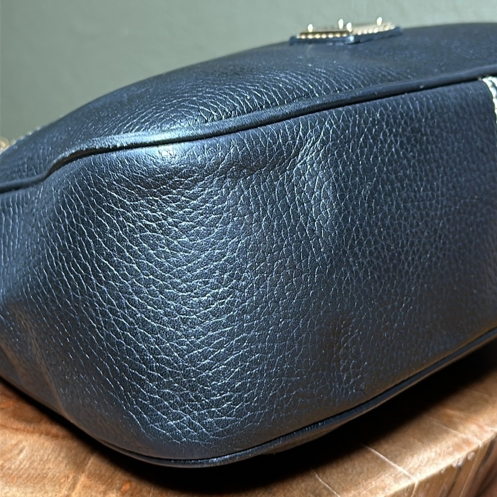 DOONEY & BOURKE Black Pebble Leather Presley Crossbody - Picture 6 of 16